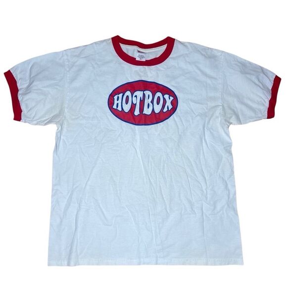 Y2K Hotbox 420 Ringer Shirt XL - Picture 1 of 5